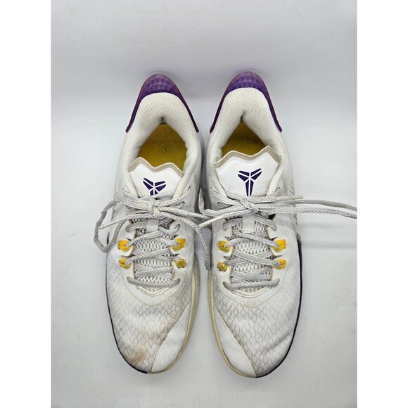 Nike Kobe Mamba Fury Lakers Home Basketball Shoes Men\'s 5 White Purple Sneakers main image 6